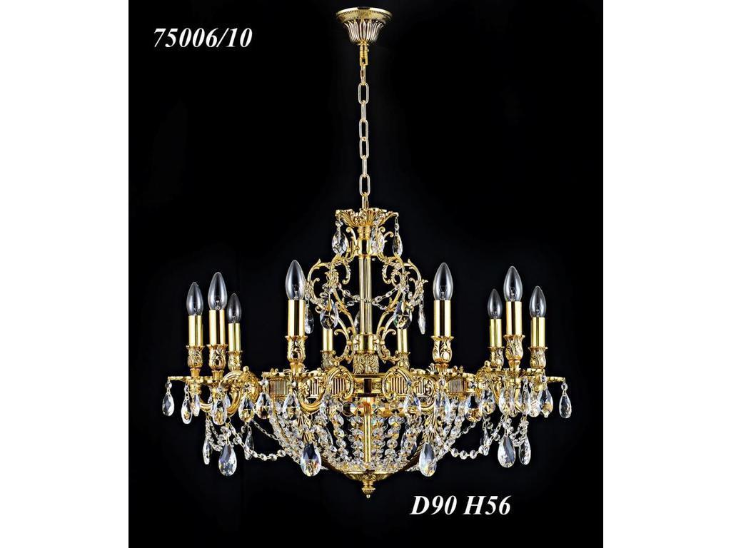 люстра подвесная Catic Company    [316269] золото, кофе