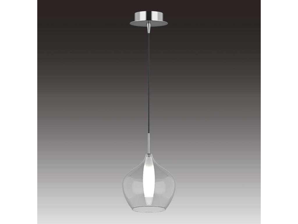 Lightstar: Pentola: люстра подвесная 1х25W G9 (хром, белый)