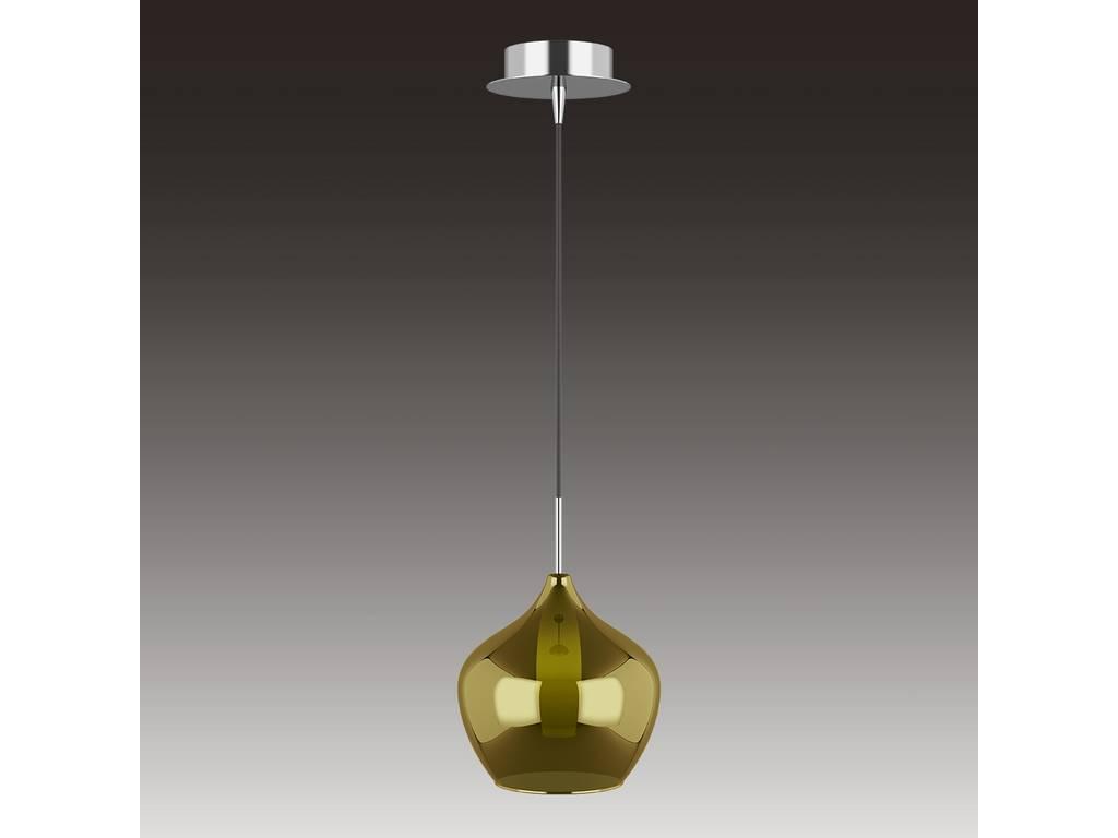 Lightstar: Pentola: люстра подвесная 1х25W G9 (хорм, оливковый)
