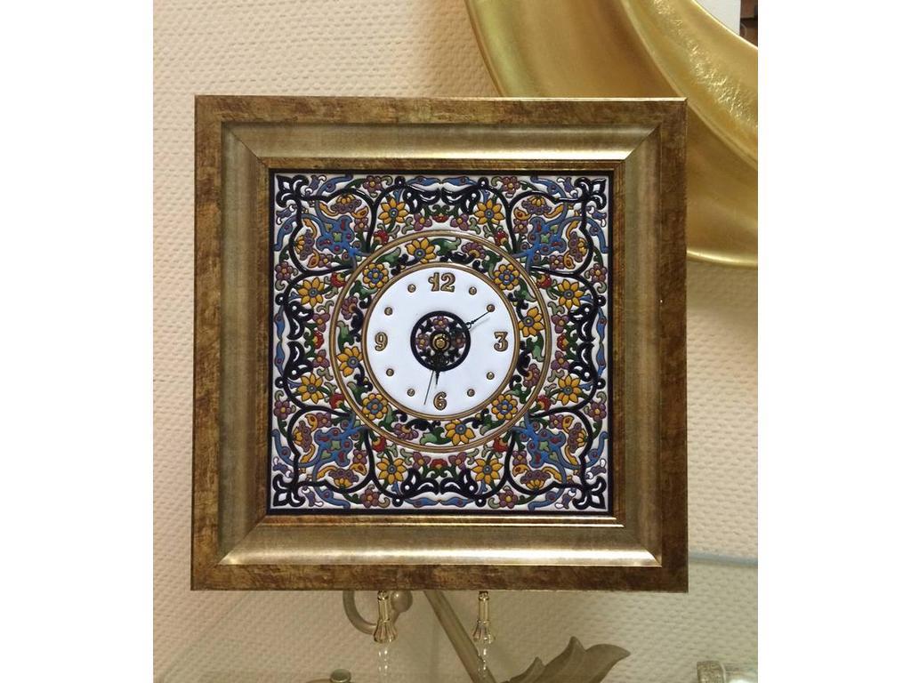 Artecer: часы настенные  42х42 (золотые)
