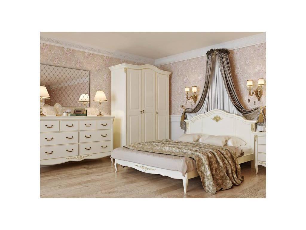 Шкаф 3-х дверный LAtelier Du Meuble Romantic Gold
