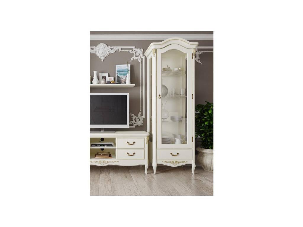 Витрина 1 дверная LAtelier Du Meuble Romantic Gold