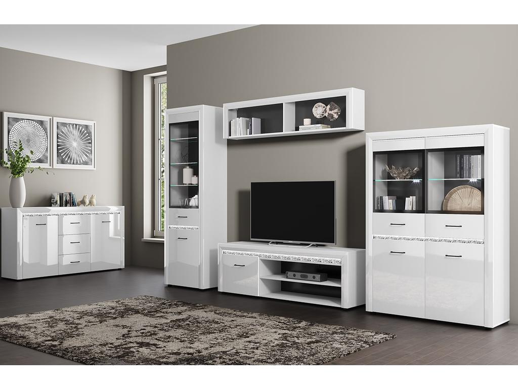 Стенка в гостиную Anrex Whiteblack