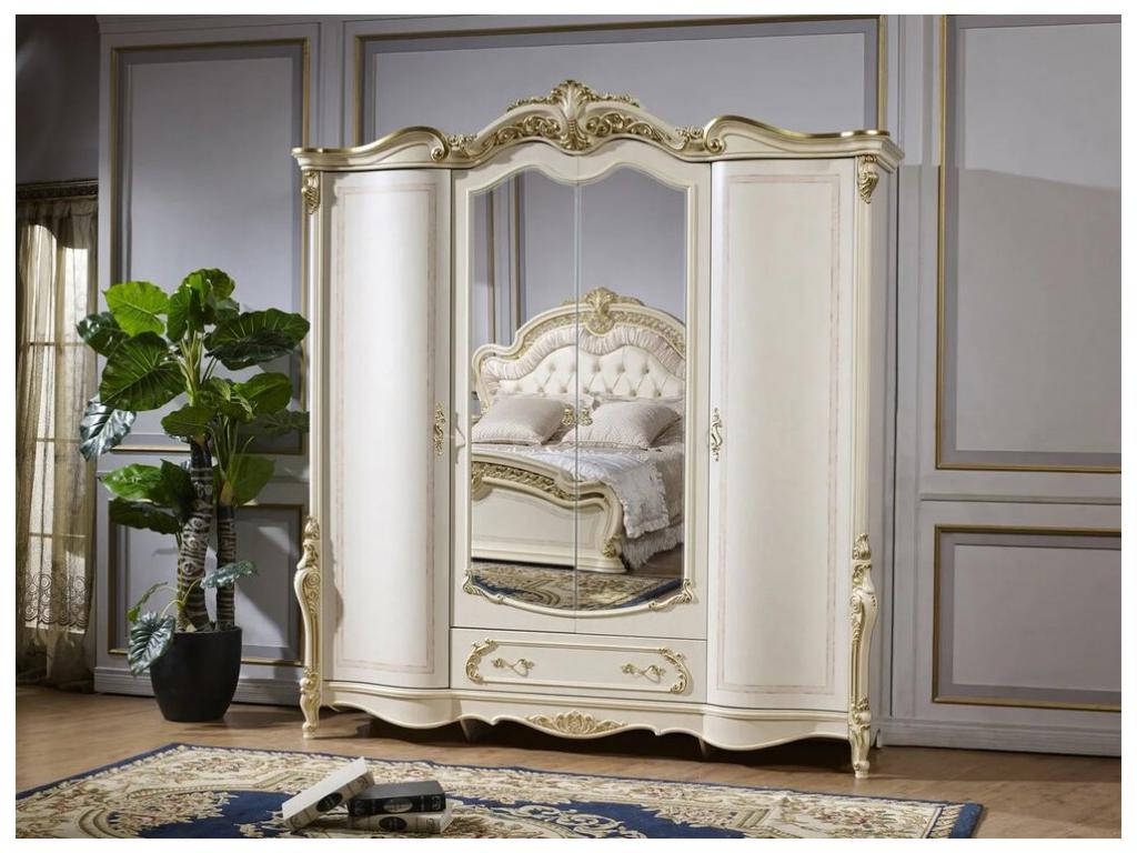 Шкаф 4 дверный FurnitureCo Джульетта