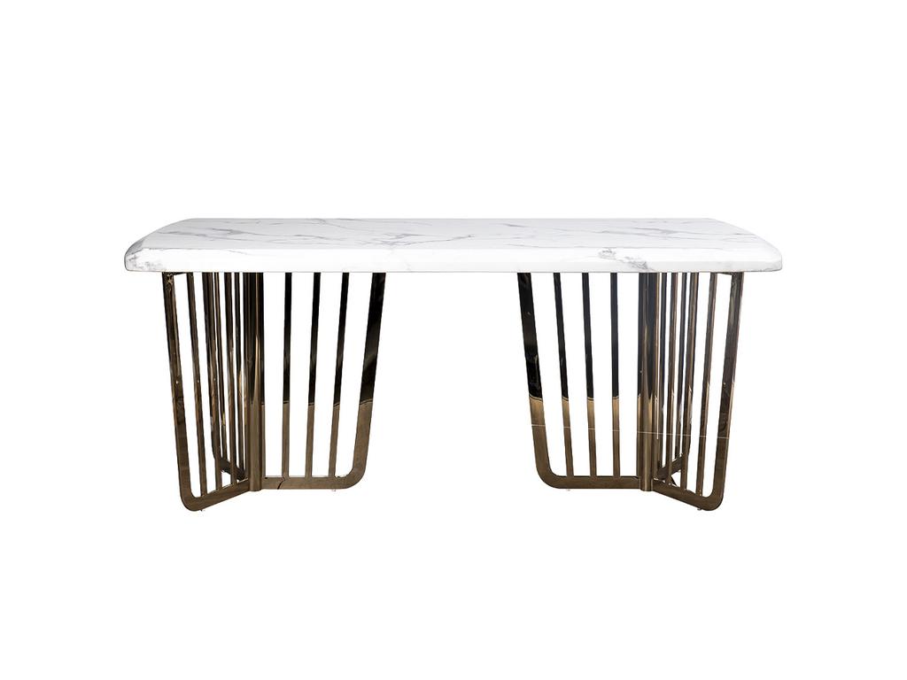 Стол обеденный Garda Decor PEARL WHITE