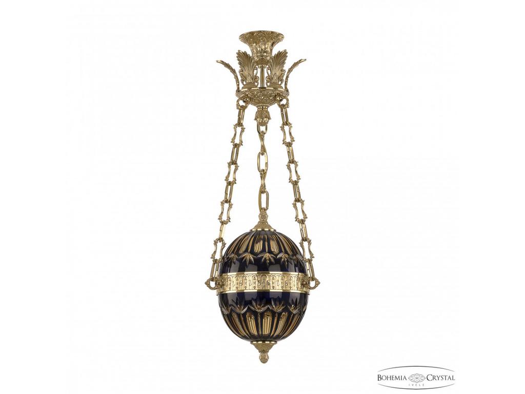 Светильник подвесной Bohemia Ivele Crystal 71000P/20 G Amber-Blue/H-1I Y8