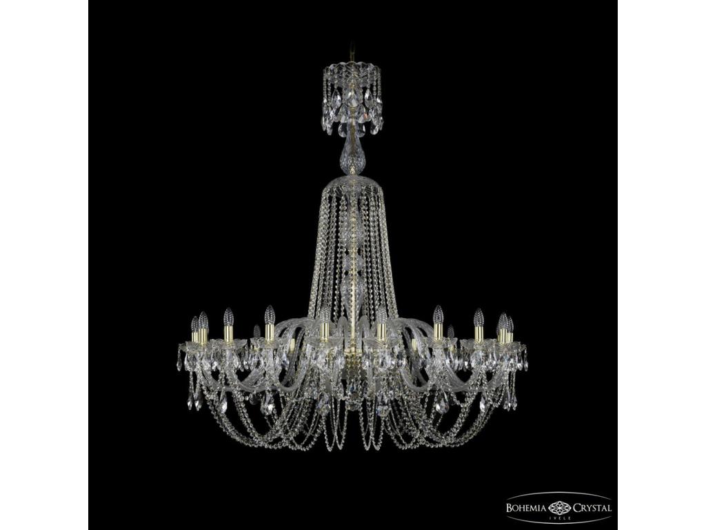 Люстра хрустальная Bohemia Ivele Crystal 1402/20/460/XL-146 G