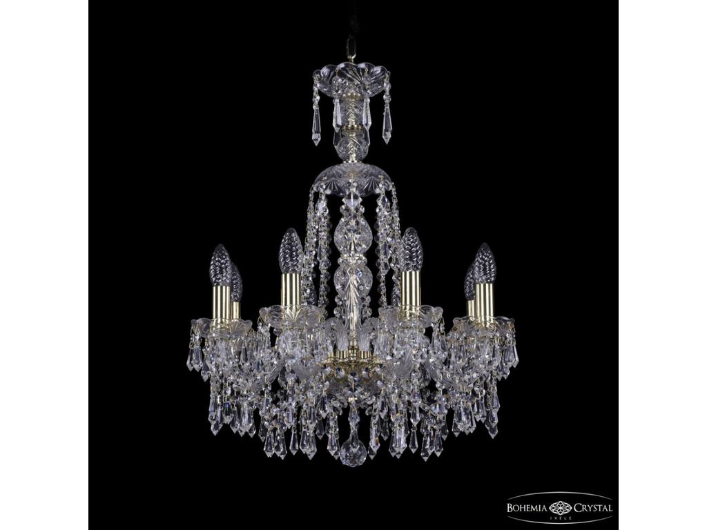 Люстра хрустальная Bohemia Ivele Crystal 1403/8/160/XL-60 G