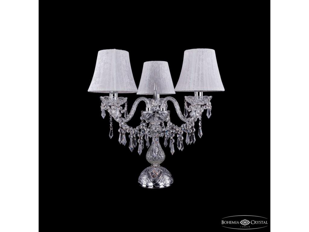 Bohemia Ivele Crystal: 1403L/3/141-39 Ni SH41-160: лампа настольная (светлый)