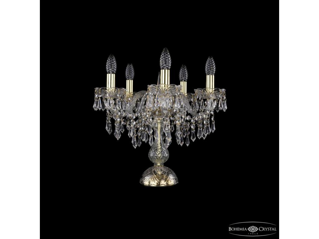 Bohemia Ivele Crystal: 1403L/5/141-39 G: лампа настольная (прозрачный)