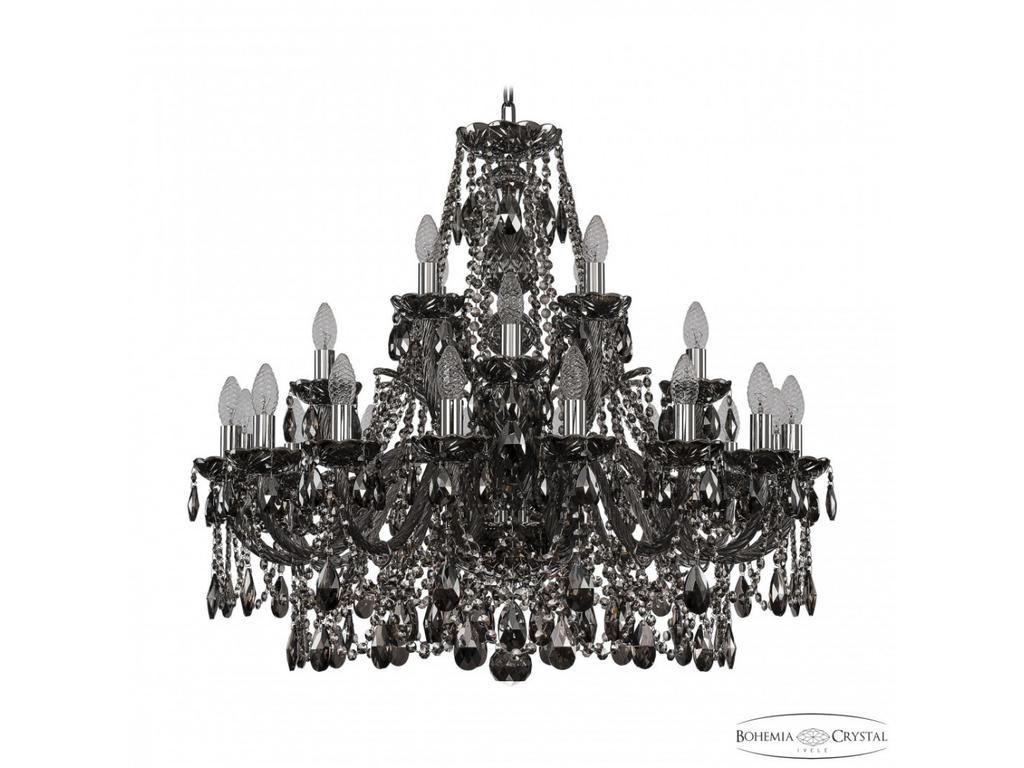 Bohemia Ivele Crystal: 411/16+4+4/300 Ni M731: люстра хрустальная (прозрачный)
