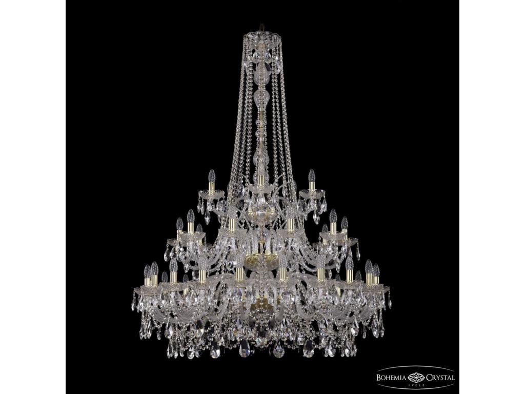 Люстра хрустальная Bohemia Ivele Crystal 1411/20+10+5/400/h-158/3d G