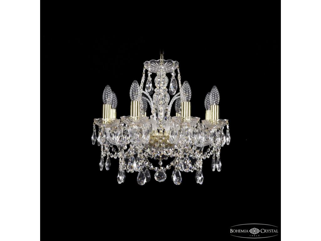 Люстра хрустальная Bohemia Ivele Crystal 1411/8/141 G