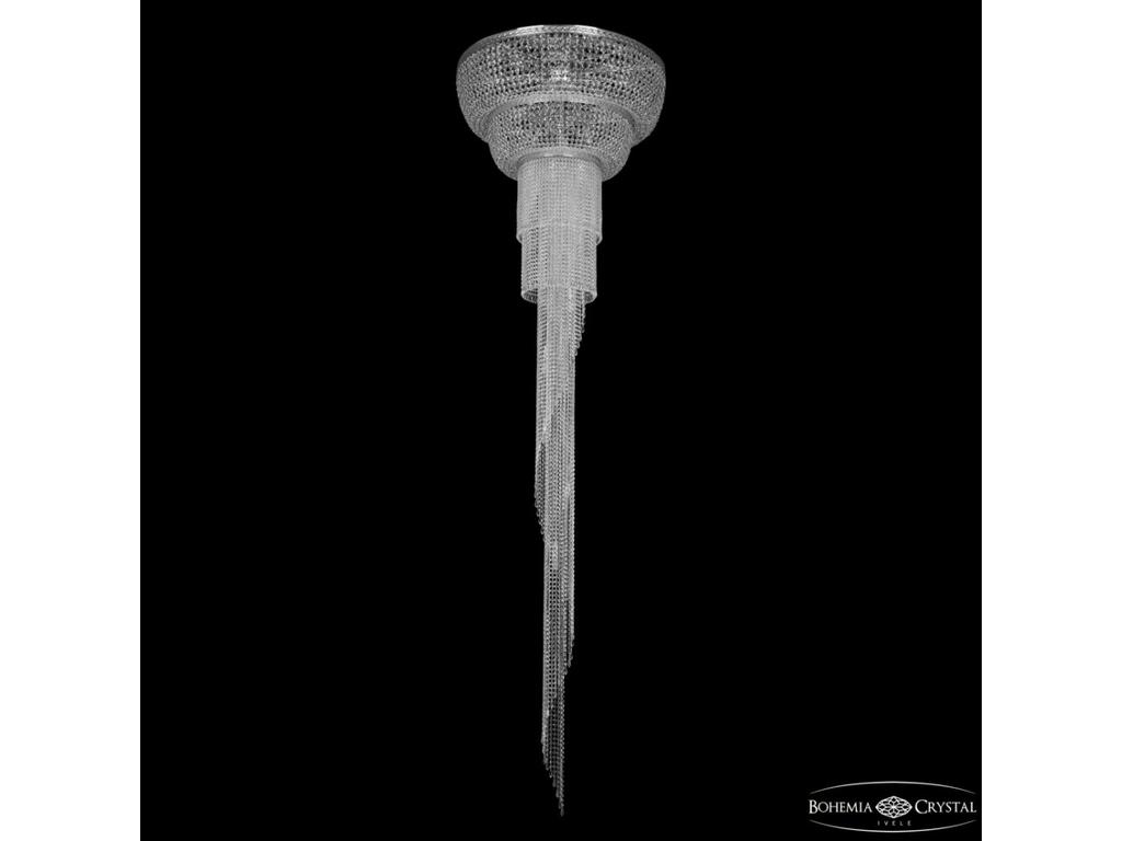 Bohemia Ivele Crystal: 83231/100IV-350 Ni: люстра хрустальная спираль (прозрачный)