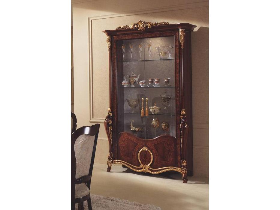 Arredo Classic: Donatello: витрина 2-х дверная (орех)