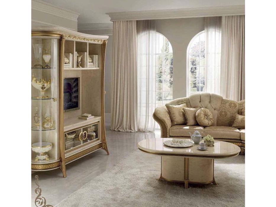 Arredo Classic: Melodia: витрина с отделением под тв (слоновая кость)