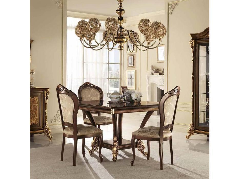 Arredo Classic: Sinfonia: стул ткань cat. А (орех, золото)