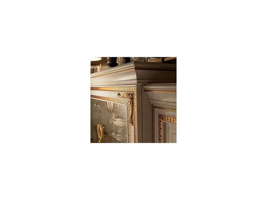 Arredo Classic: Leonardo: буфет 4-х дв со стекл центр дверями (слоновая кость)