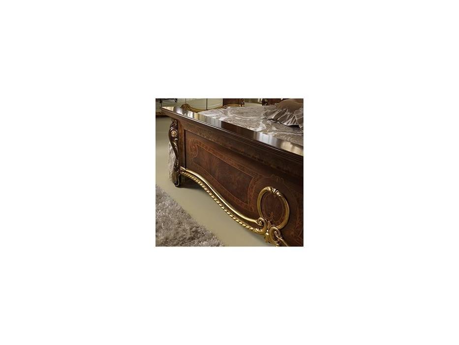 Arredo Classic: Donatello: кровать 180х200 King size (тёмный орех)