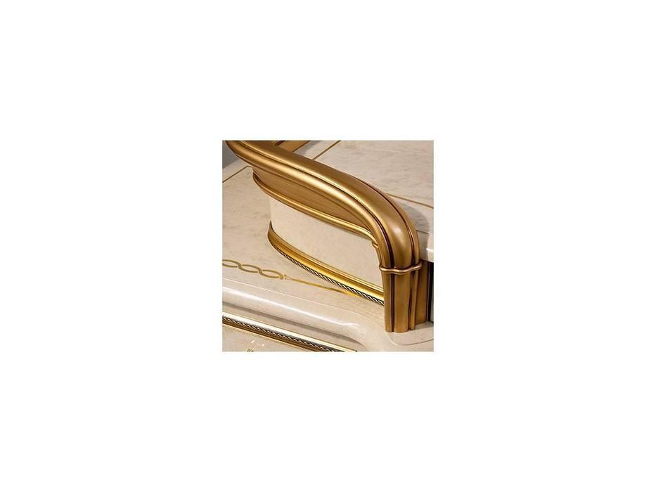 Arredo Classic: Melodia: комод 3 ящика (беж, золото)