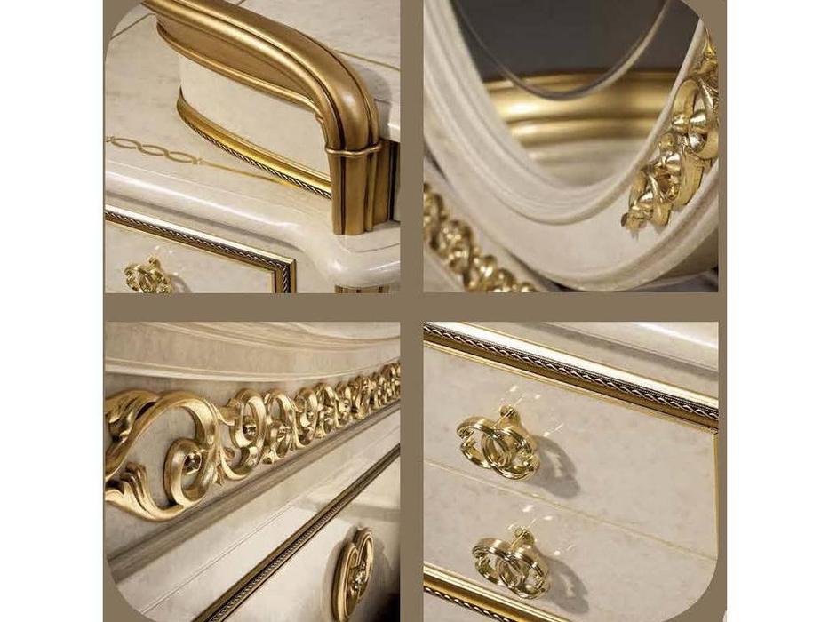 Arredo Classic: Melodia: стол туалетный (беж, золото)