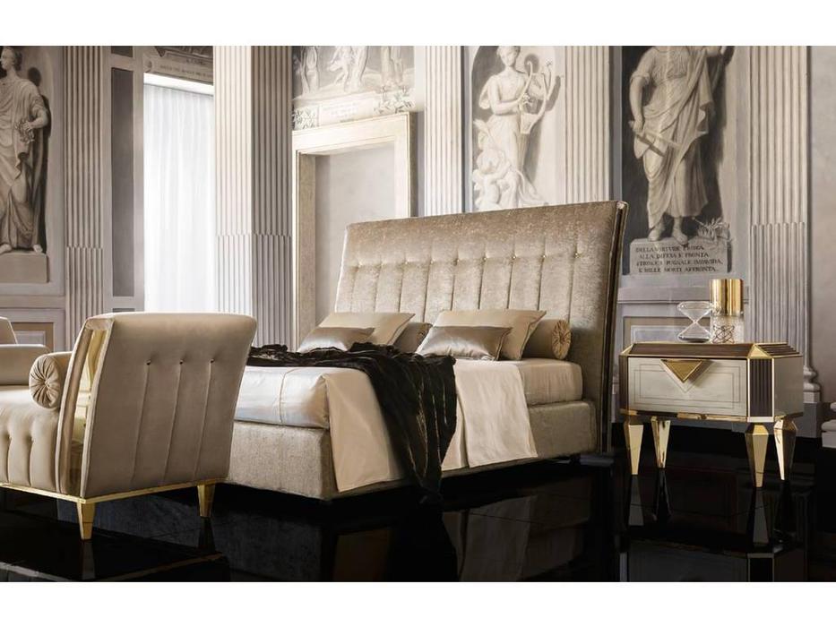 Arredo Classic: Diamante: кровать 160х200 с подъемным механизмом (слоновая кость)