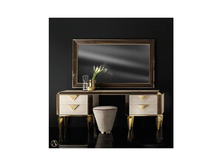 Arredo Classic: Diamante: стол туалетный (слоновая кость, вяз, золото)