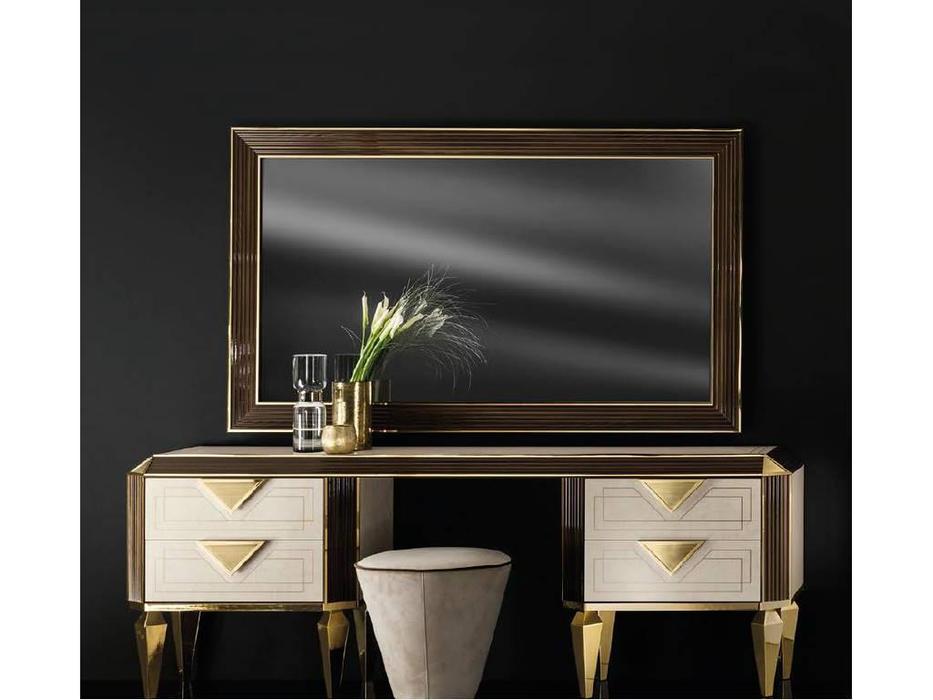 Arredo Classic: Diamante: зеркало большое (слоновая кость, вяз, золото)