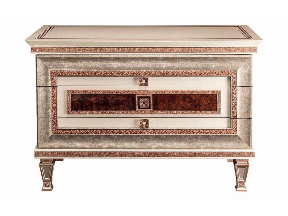 Arredo Classic: Dolce Vita: комод 3 ящика (крем, золото)