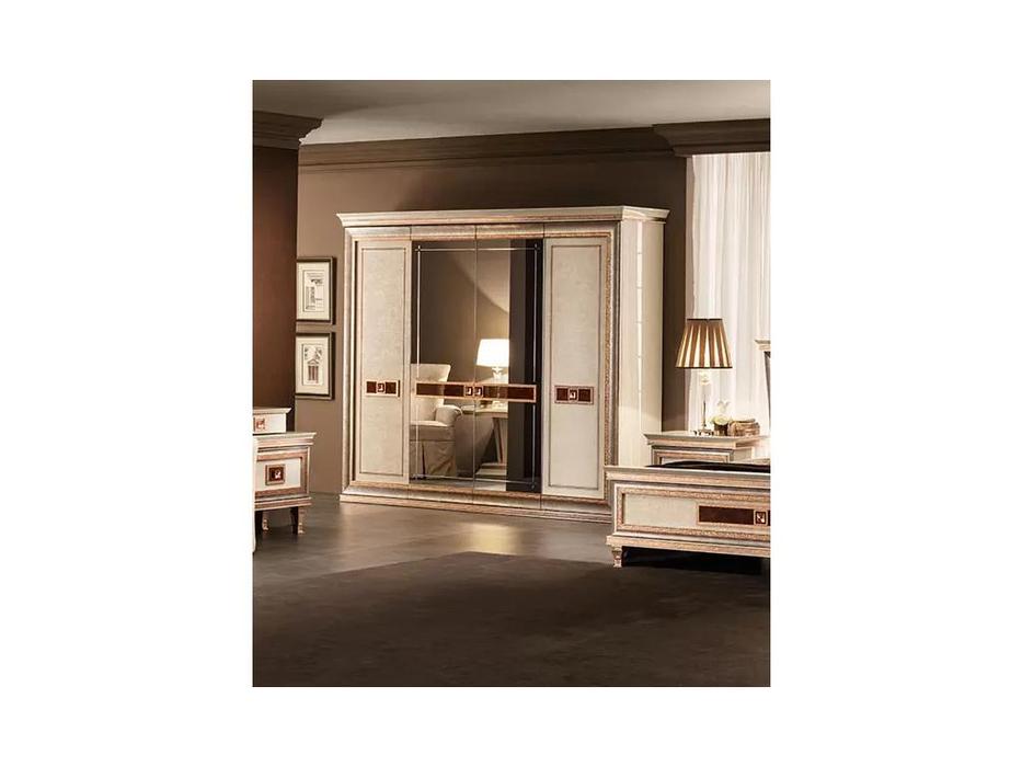 Arredo Classic: Dolce Vita: шкаф 4 дверный (крем, золото)
