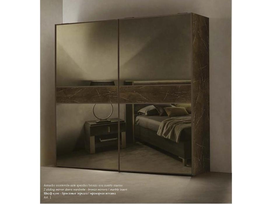Arredo Classic: Essenza: шкаф-купе 2дв (коричневый)