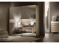 Arredo Classic: Luce: шкаф купе 2 дверный зеркальный  (светлый)