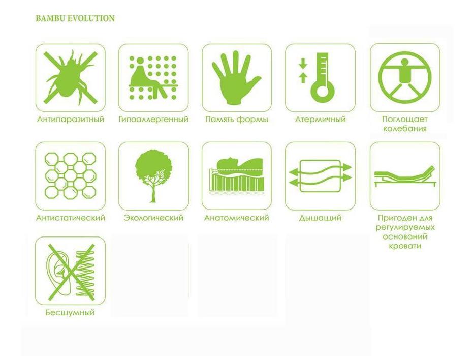 Excellence comfort: Bambu Evolution: матрас 200х200