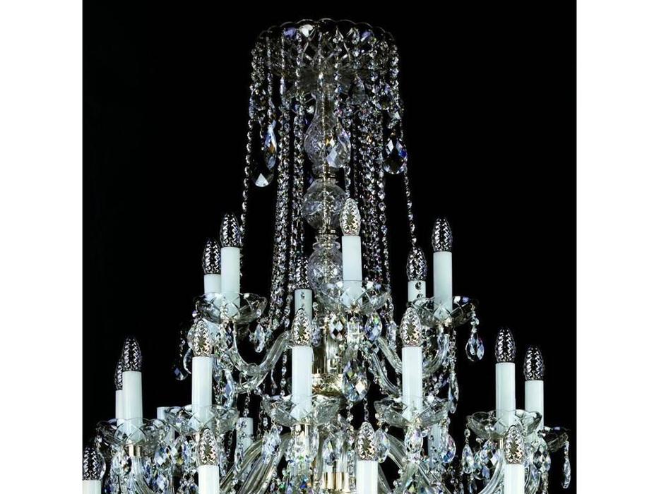 Artglass: люстра AURELIE 42 (никель) 42x40W
