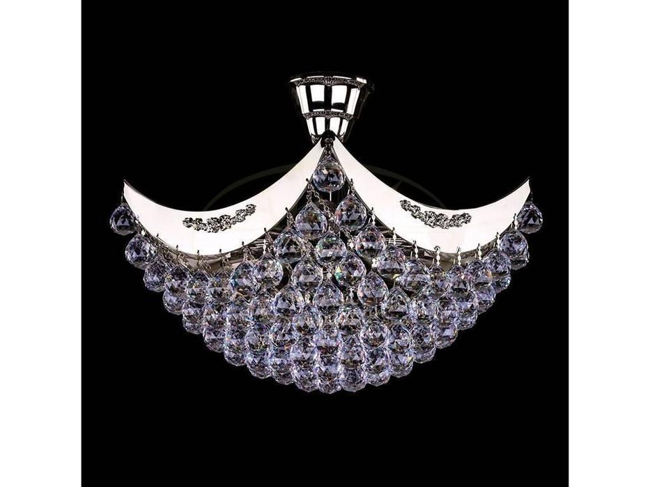 Artglass: люстра FIONA II (никель) 4x40 W