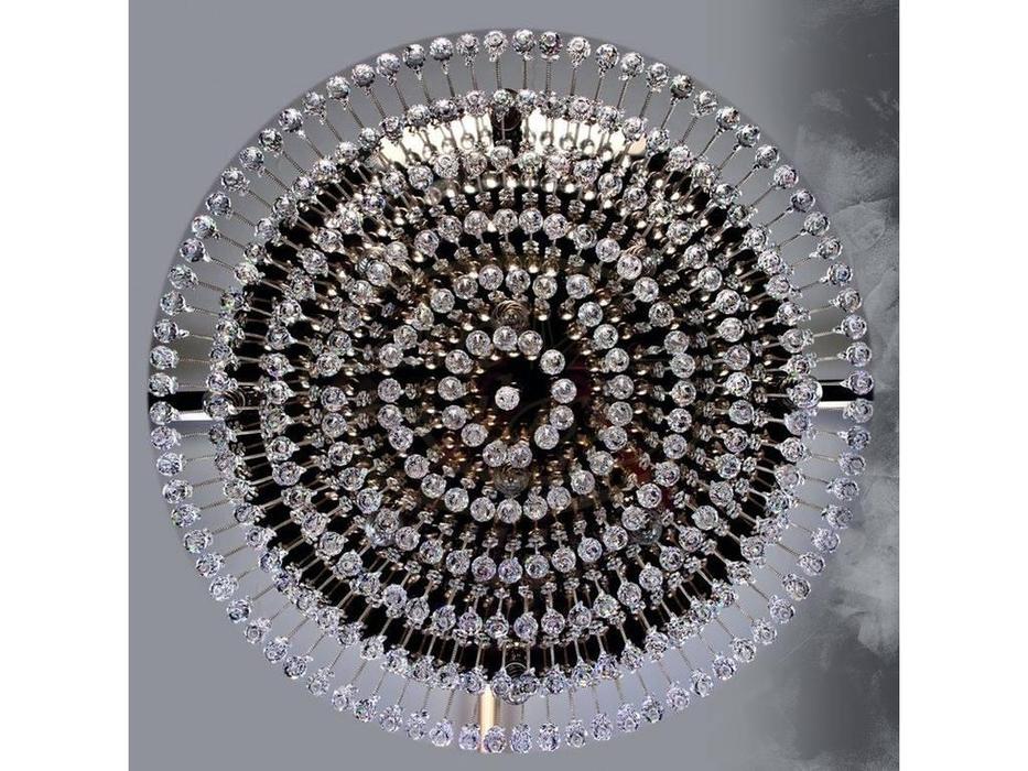 Artglass: люстра PERSIDA (никель) 10x40 W