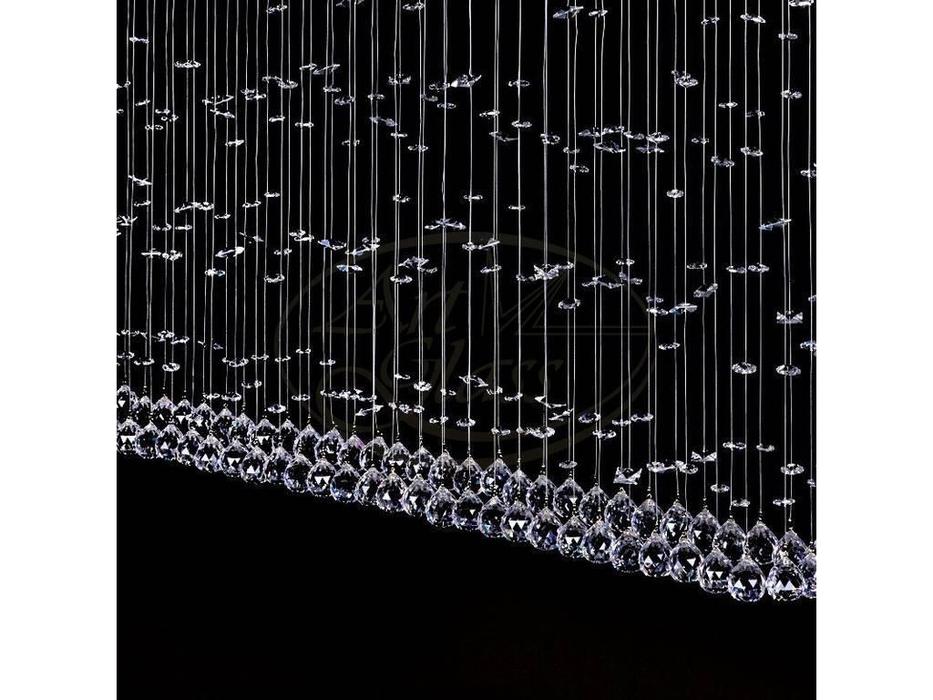 Artglass: люстра CURTAIN III (шлифованная латунь) 5x25