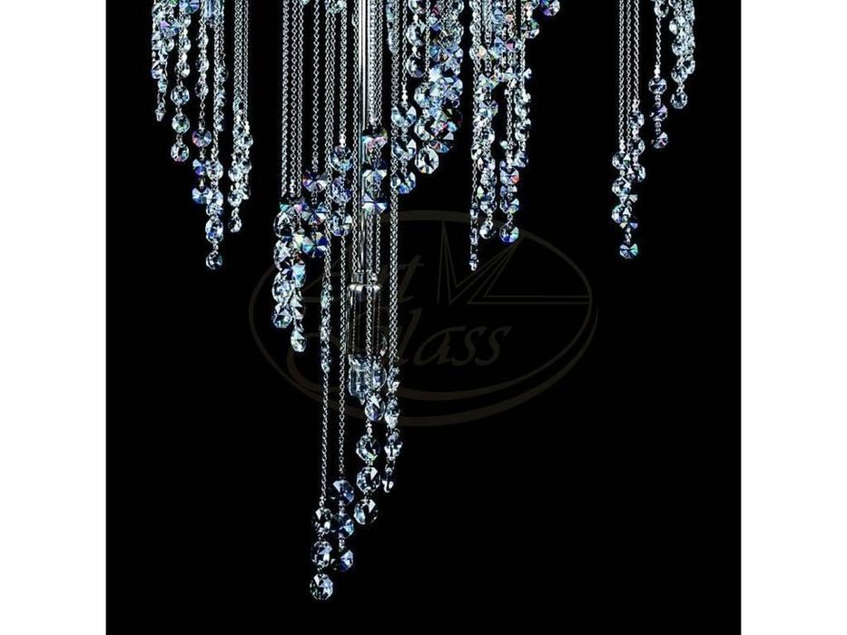 Artglass: люстра ERIN (никель) 15x40W G9