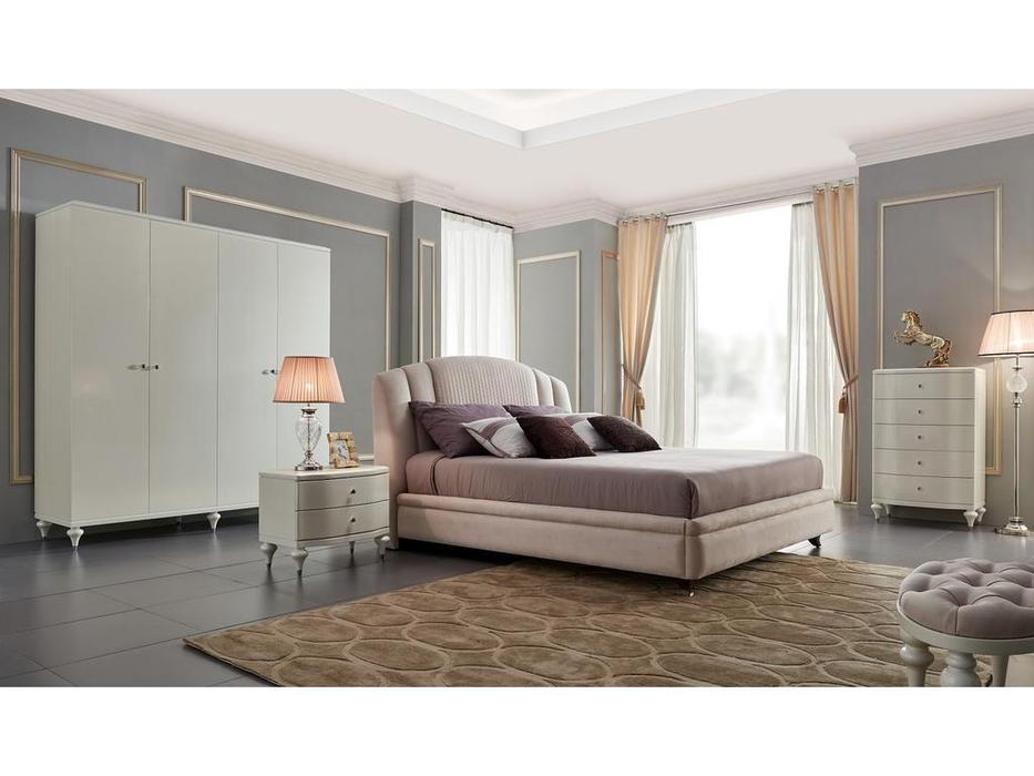 Fratelli Barri: Rimini: кровать 180х200 с подъемным механизмом   (белый лак)