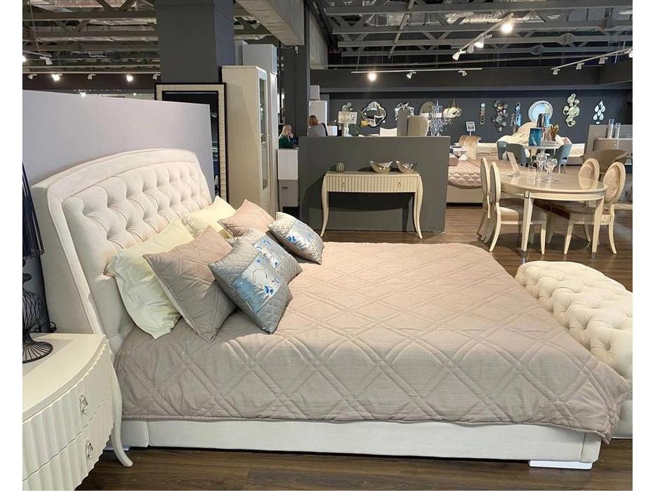 Fratelli Barri: Rimini: кровать двуспальная  180х200 (белый глянцевый лак)