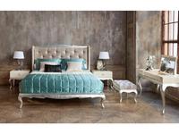 Fratelli Barri: Venezia: кровать  180х195 (серебро, бежевый)