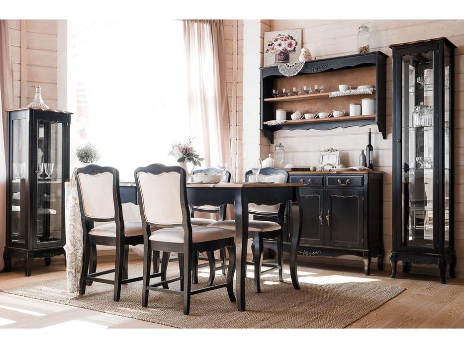 Mobilier de Maison: Provence: стул  с эффектом старения (черный)