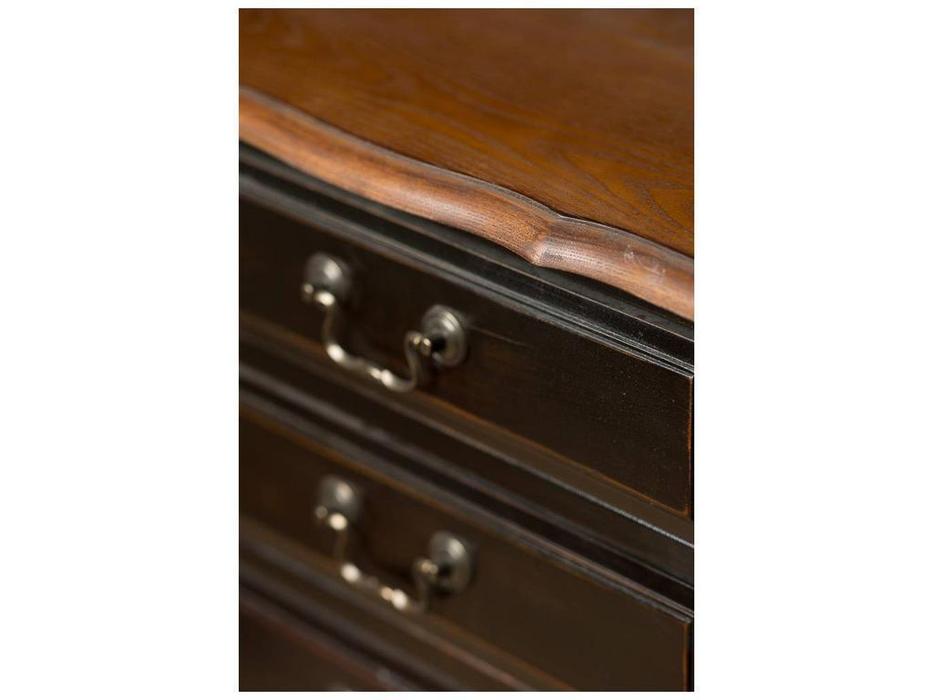 Mobilier de Maison: Provence: комод высокий  с ящиками (черный со старением)