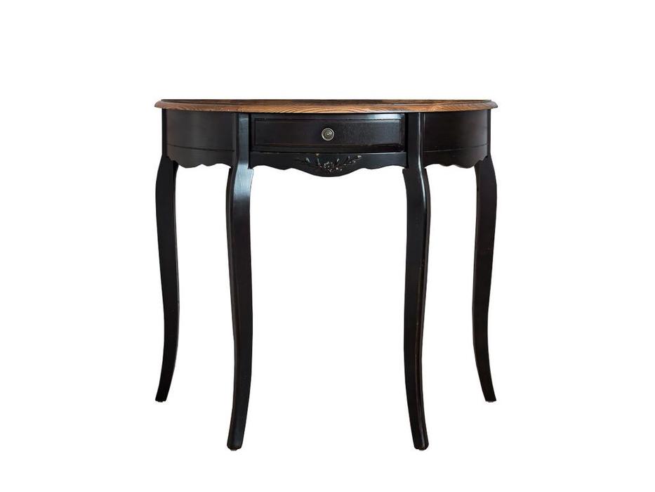 Mobilier de Maison: Provence: консоль  с ящиком (черный со старением)