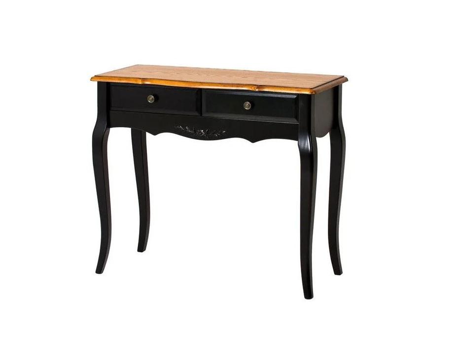 Mobilier de Maison: Provence: стол письменный  с ящиками (черный со старением)