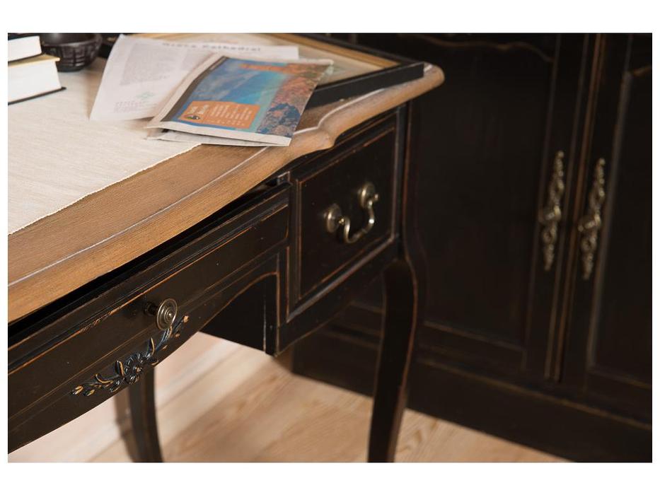 Mobilier de Maison: Provence: стол письменный  (черный со старением)