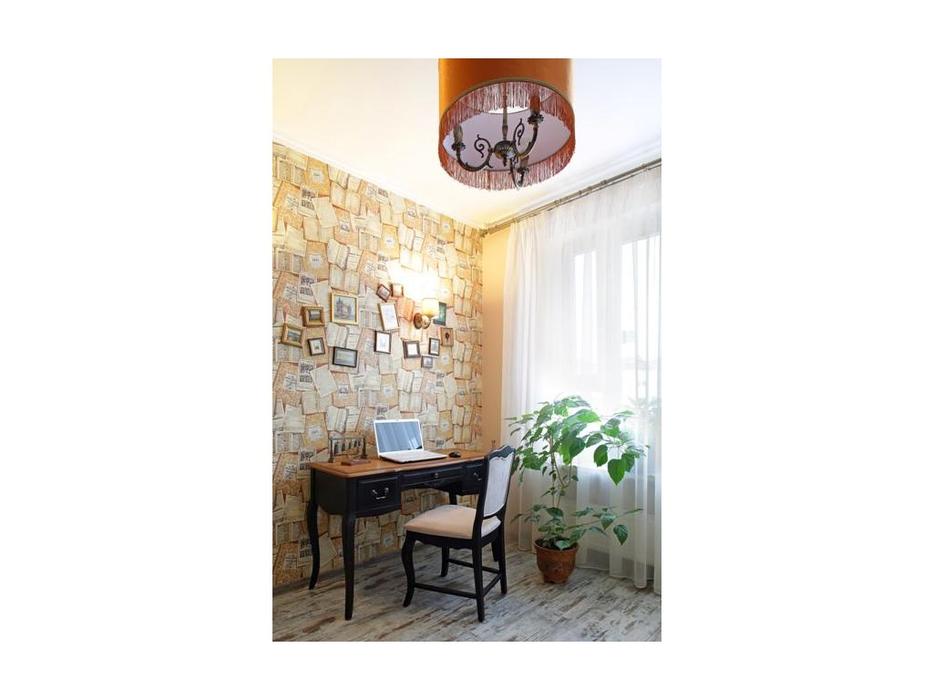 Mobilier de Maison: Provence: стол письменный  (черный со старением)