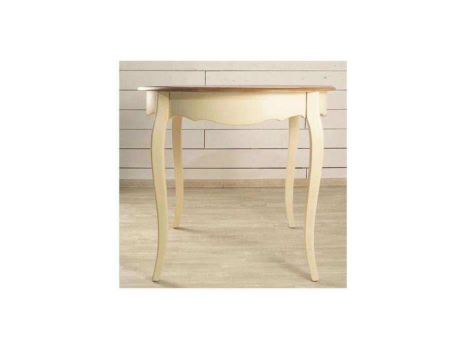 Mobilier de Maison: Provence: стол обеденный  с эффектом старения (молочный)
