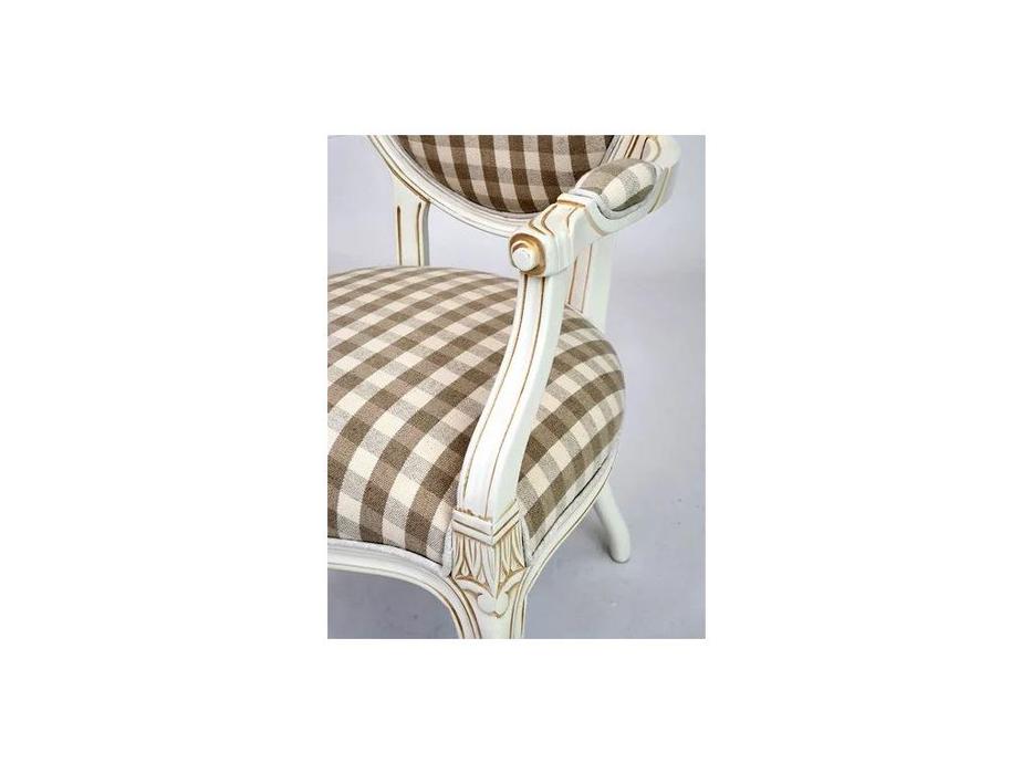 Mobilier de Maison: Provence: стул с подлокотниками  (айвори)