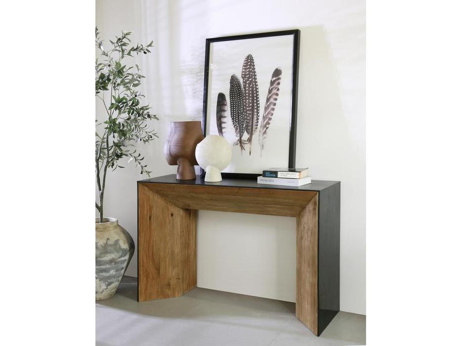 Mobilier de Maison: Wooden Vintage Loft: консоль  (дуб,черный)